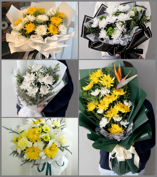 河南漯河临颍县瓦店镇白事花束代送